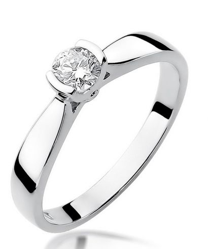 Bonore - White Gold 585 - Diamond 0,3 ct ring