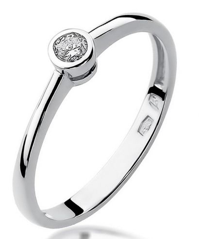 Bonore - White Gold 585 - Diamond 0,08 ct ring