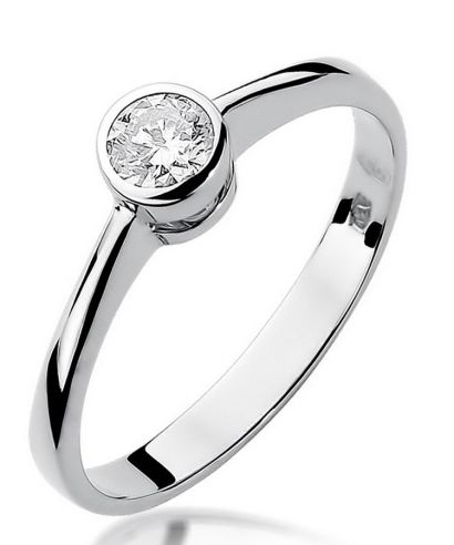 Bonore - White Gold 585 - Diamond 0,25 ct ring