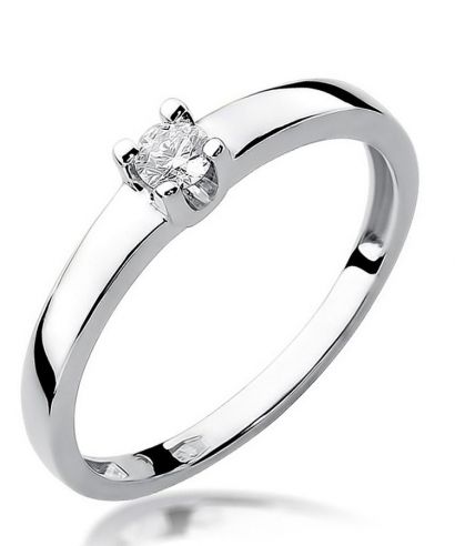 Bonore - White Gold 585 - Diamond 0,08 ct ring