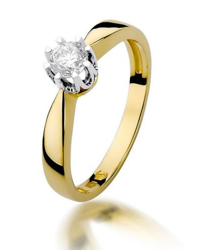 Bonore - Gold 585 - Diamond 0,3 ct ring