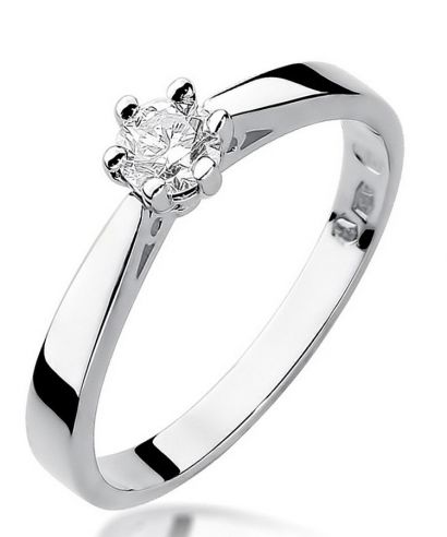 Bonore - White Gold 585 - Diamond 0,3 ct ring