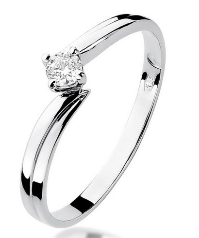 Bonore - White Gold 585 - Diamond 0,08 ct ring