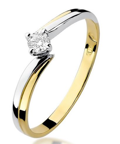Bonore - Gold 585 - Diamond 0,1 ct ring
