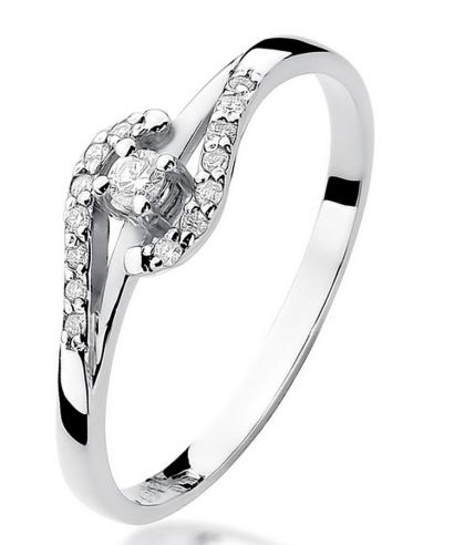 Bonore - White Gold 585 - Diamond 0,04 ct ring