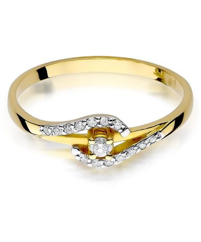 Bonore - Gold 585 - Diamond 0,04 ct ring