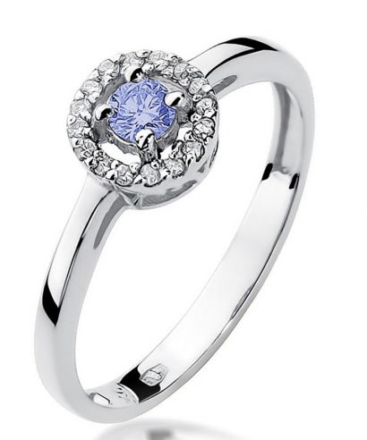 Bonore - White Gold 585 - Tanzanite 0,15 ct ring