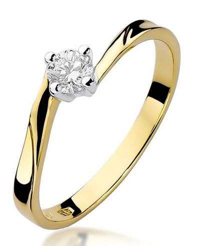 Bonore - Gold 585 - Diamond 0,2 ct ring