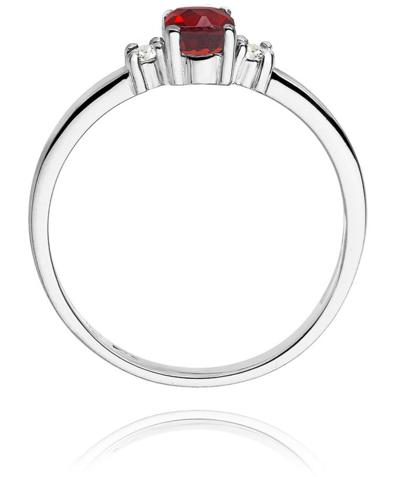 Bonore - White Gold 585 - Ruby 0,6 ct ring