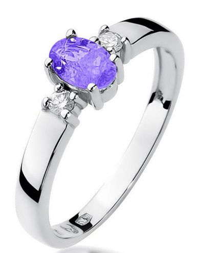 Bonore - White Gold 585 - Tanzanite 0,4 ct ring