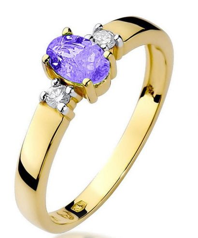 Bonore - Gold 585 - Tanzanite 0,4 ct ring