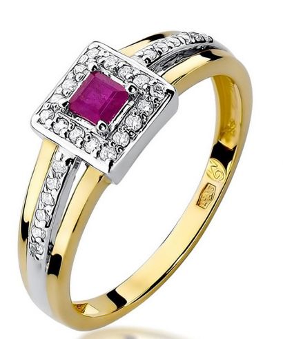 Bonore - Gold 585 - Ruby 0,2 ct ring