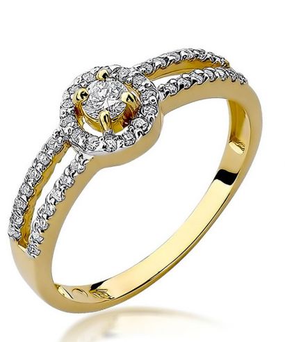 Bonore - Gold 585 - Diamond 0,1 ct ring