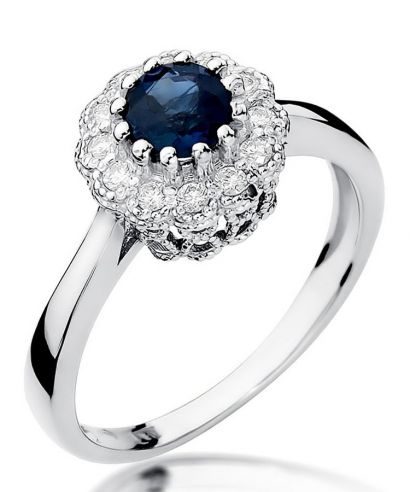 Bonore - White Gold 585 - Sapphire 0,5 ct ring