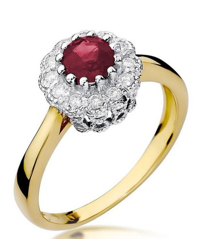 Bonore - Gold 585 - Ruby 0,6 ct ring