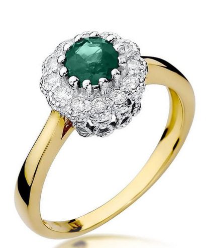 Bonore - Gold 585 - Emerald 0,5 ct ring