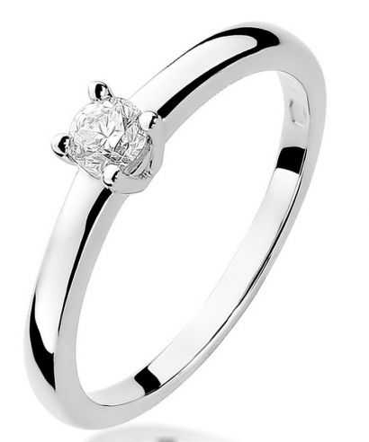 Bonore - White Gold 585 - Diamond 0,2 ct ring