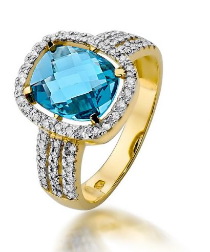 Bonore - Gold 585 - Topaz 3 ct ring
