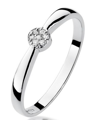 Bonore - White Gold 585 - Diamond 0,04 ct ring