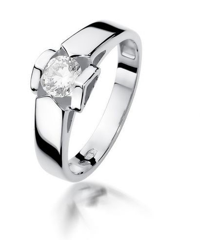 Bonore - White Gold 585 - Diamond 0,5 ct ring