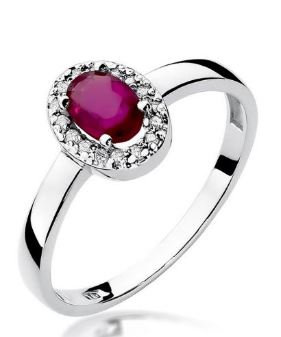 Bonore - White Gold 585 - Ruby 0,6 ct ring