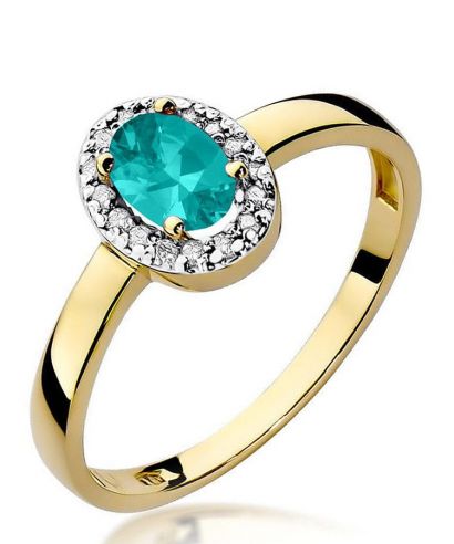 Bonore - Gold 585 - Emerald 0,4 ct ring