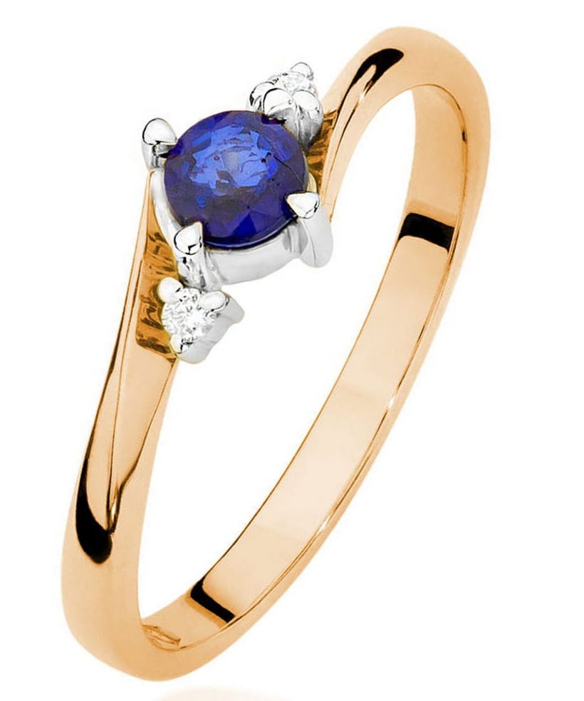 Bonore - Rose Gold 585 - Sapphire 0,3 ct ring