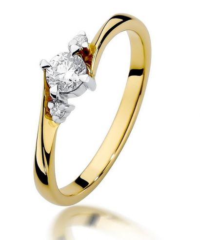 Bonore - Gold 585 - Diamond 0,25 ct ring