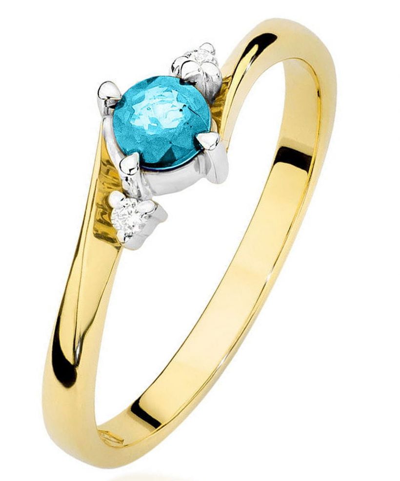Bonore - Gold 585 - Topaz 0,25 ct ring