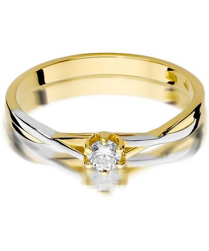 Bonore - Gold 585 - Diamond 0,12 ct ring
