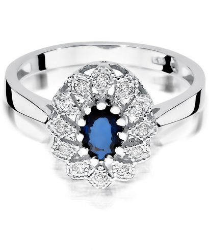 Bonore - White Gold 585 - Sapphire 0,7 ct ring