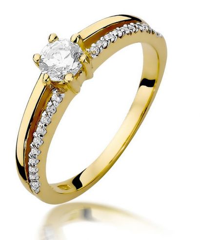 Bonore - Gold 585 - Diamond 0,3 ct ring