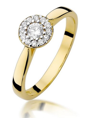 Bonore - Gold 585 - Diamond 0,12 ct ring
