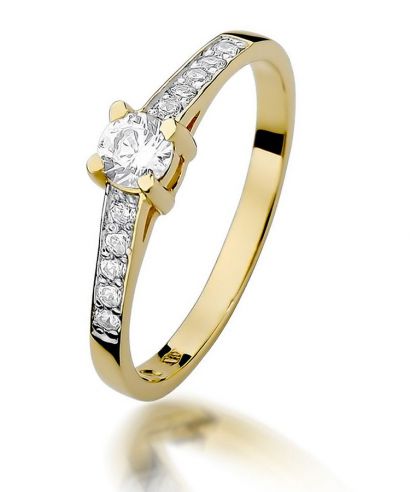 Bonore - Gold 585 - Diamond 0,3 ct ring