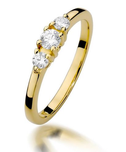 Bonore - Gold 585 - Diamond 0,15 ct ring