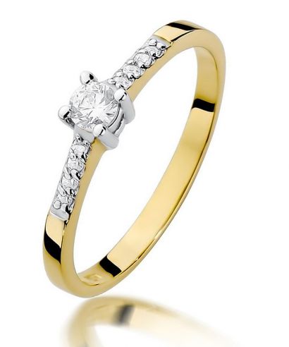 Bonore - Gold 585 - Diamond 0,15 ct ring