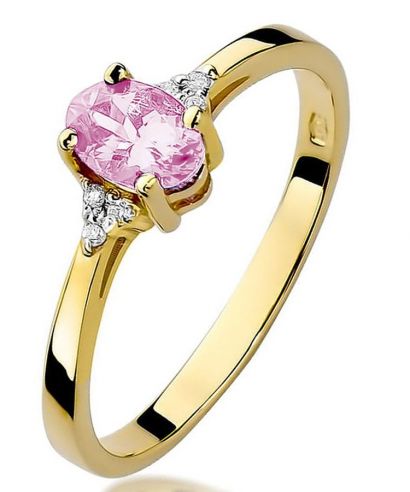 Bonore - Gold 585 - Pink Topaz 0,5 ct ring