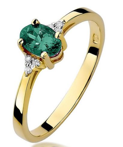Bonore - Gold 585 - Emerald 0,4 ct ring