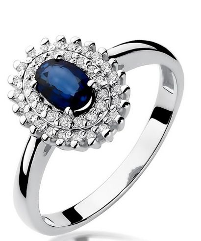 Bonore - White Gold 585 - Sapphire 0,7 ct ring
