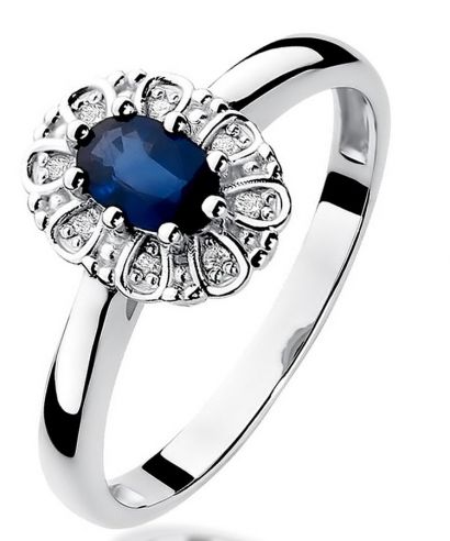 Bonore - White Gold 585 - Sapphire 0,7 ct ring