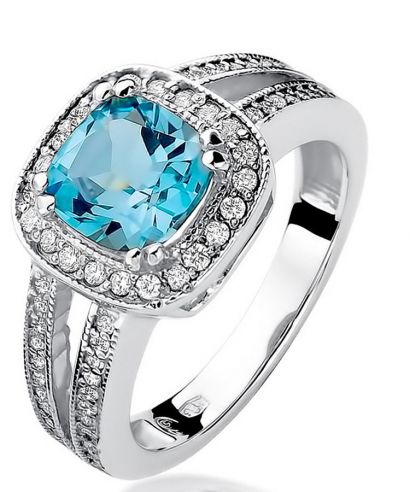 Bonore - White Gold 585 - Topaz 2,6 ct ring
