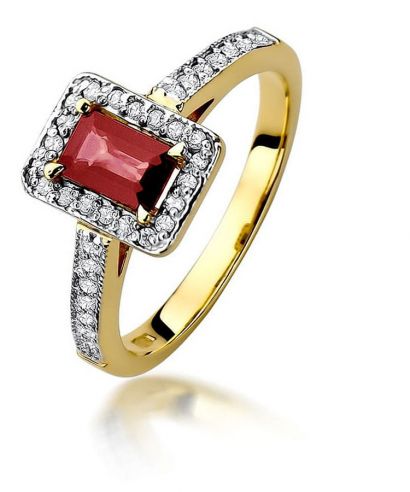 Bonore - Gold 585 - Ruby 0,8 ct ring