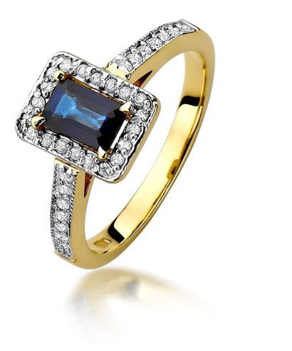Bonore - Gold 585 - Sapphire 0,6 ct ring