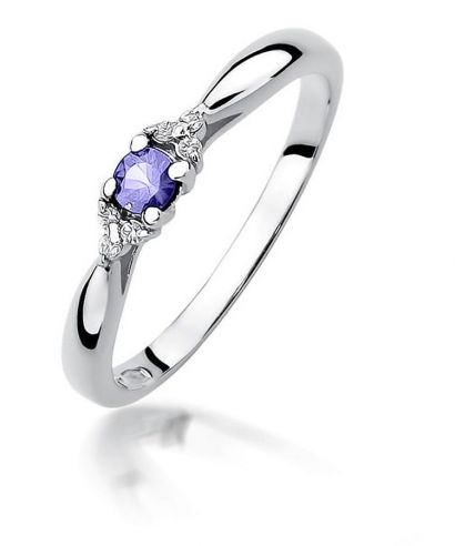 Bonore - White Gold 585 - Tanzanite 0,15 ct ring