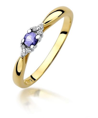 Bonore - Gold 585 - Tanzanite 0,15 ct ring