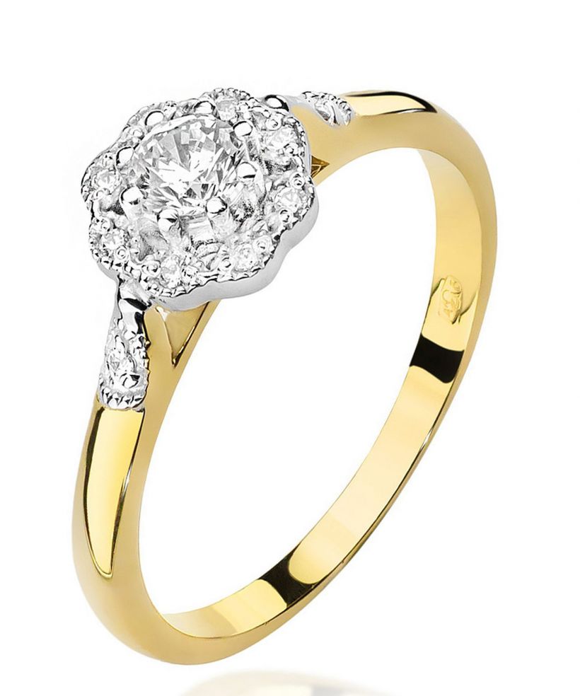 Bonore - Gold 585 - Diamond 0,23 ct ring