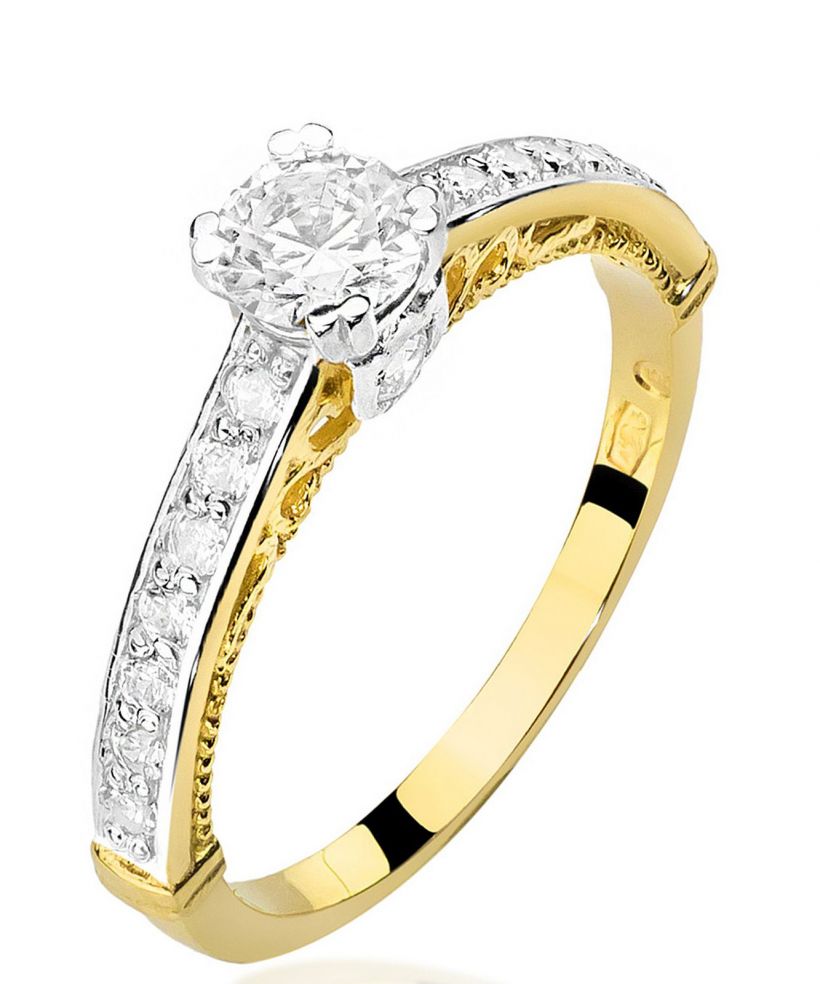 Bonore - Gold 585 - Diamond 0,3 ct ring