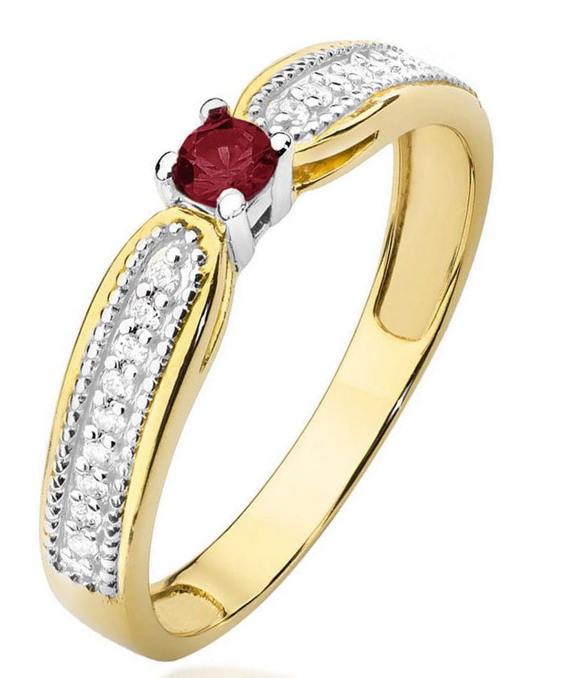 Bonore - Gold 585 - Ruby 0,15 ct ring