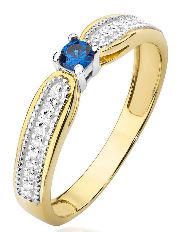 Bonore - Gold 585 - Sapphire 0,15 ct ring