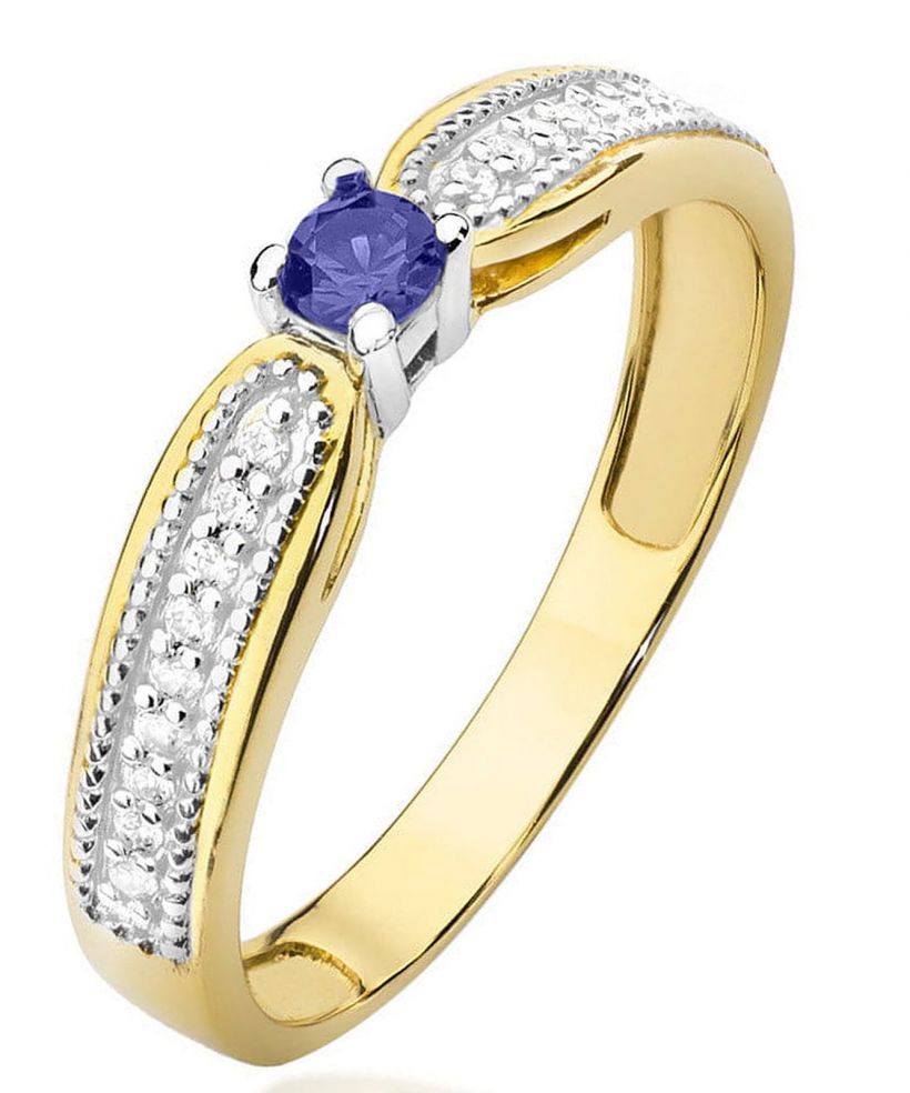Bonore - Gold 585 - Tanzanite 0,15 ct ring